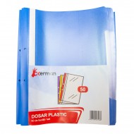 Dosar Plastic cu Sina Okerman Albastru