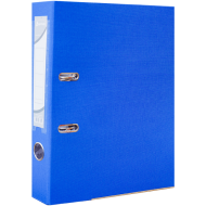 Biblioraft plastifiat 55 mm Okerman albastru