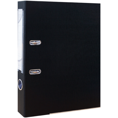 Biblioraft plastifiat 55 mm Okerman negru
