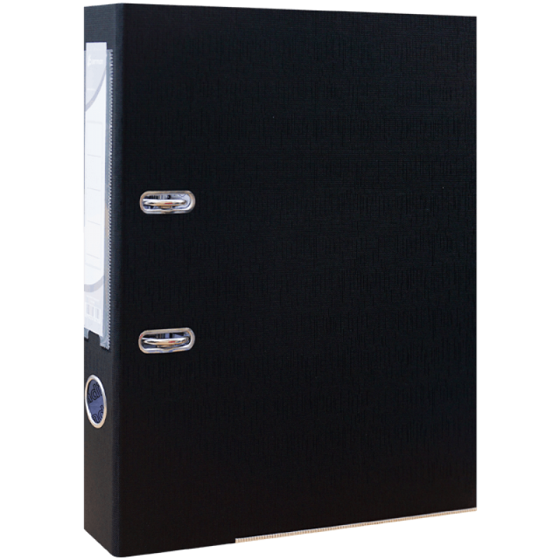 Biblioraft plastifiat 55 mm Okerman negru
