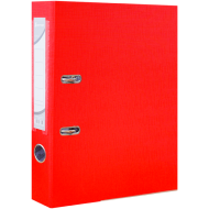 Biblioraft plastifiat 55 mm Okerman rosu