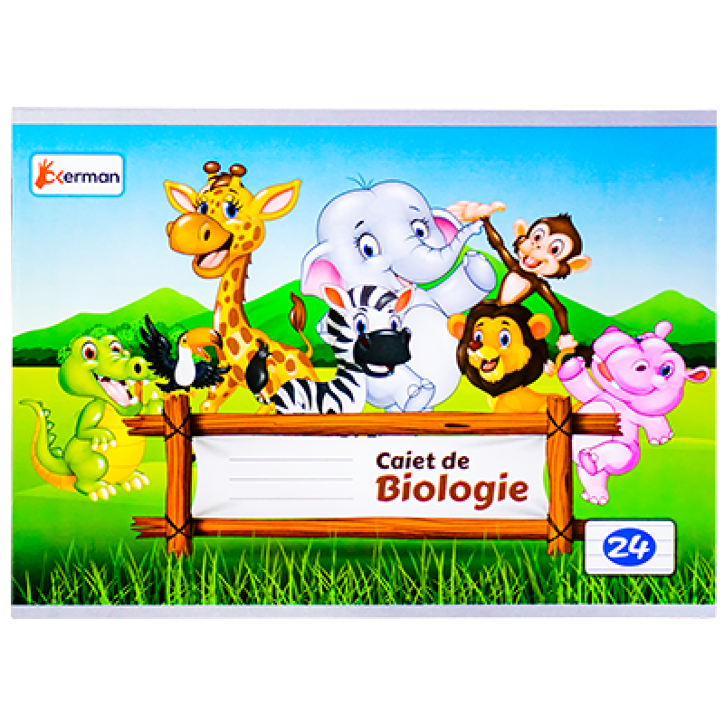 Okerman caiet biologie, 24 file