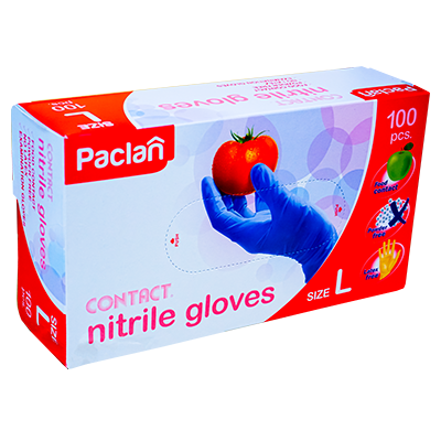Manusi nitril 100 buc mov L Paclan