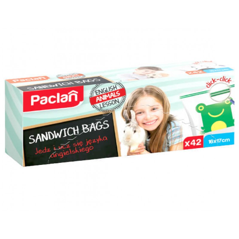 Pungi Sandwich Zipper 42 buc Paclan