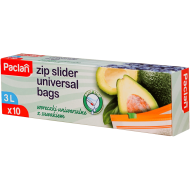 Pungi cu zip, pentru congelator, 3 litri, Paclan, 10 buc/cut