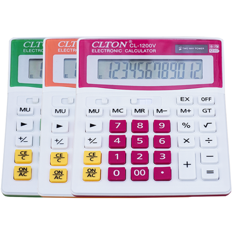 Calculator de birou color 12 digiti CL-1200V