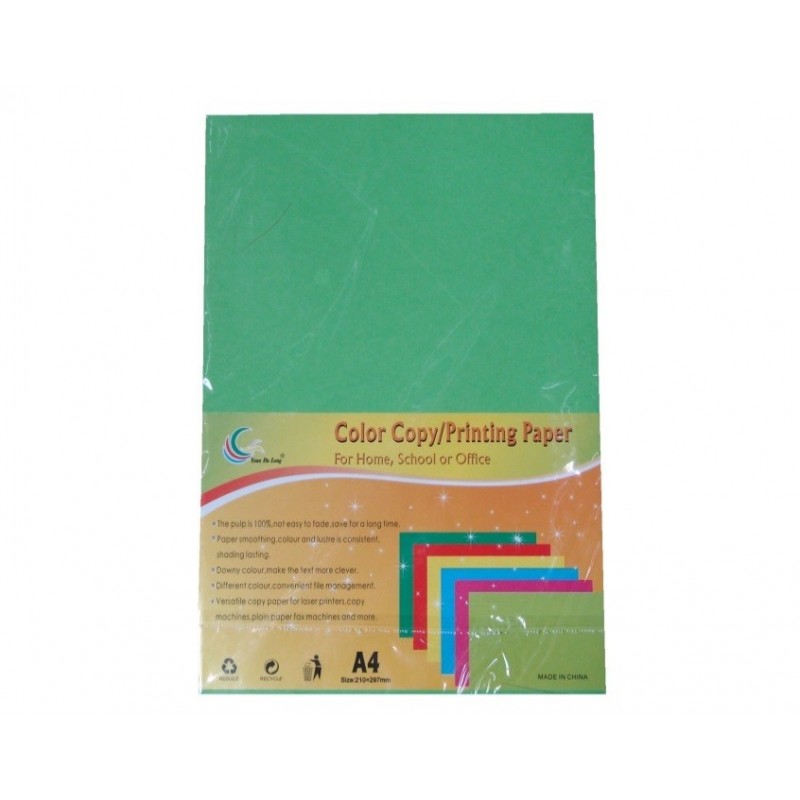 Carton colorat A4 100 Coli