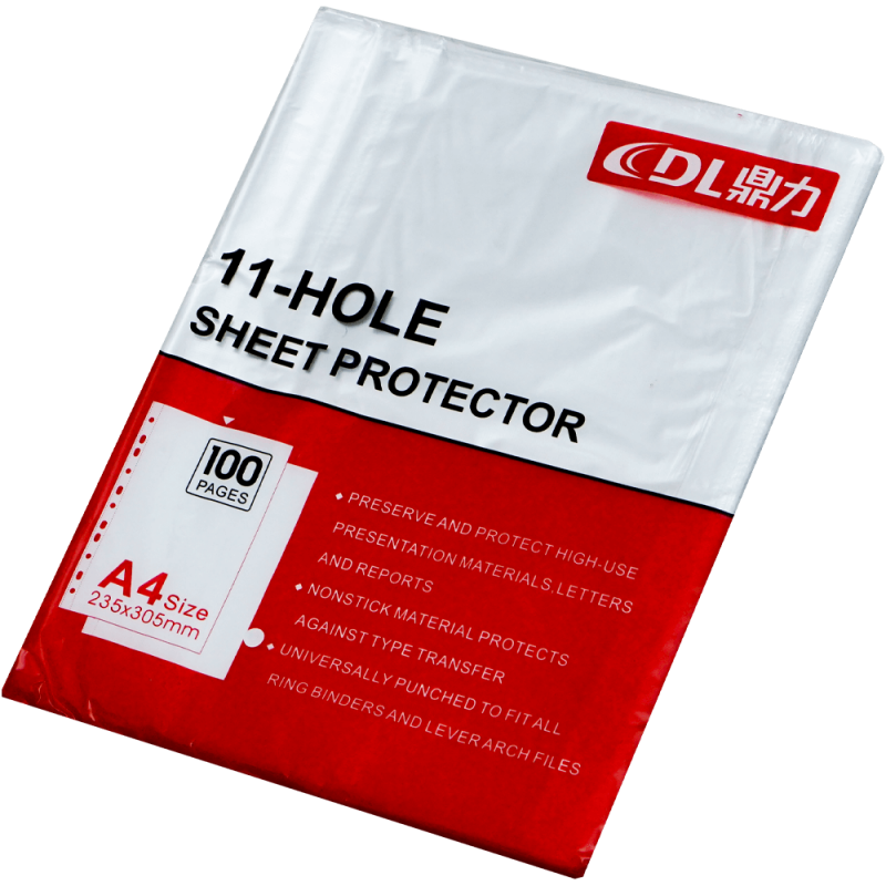 Folii protectie A4 transparente 100 buc Adison