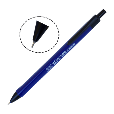 Pix albastru cu mecanism 0.7 MM, Silky