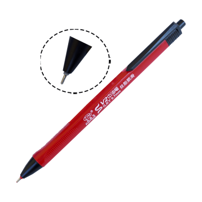 Pix rosu cu mecanism 0.7 MM, Silky