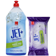 Pachet Sano Jet gel cu bicarbonat 1.5 L si servetele umede cu otet