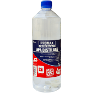 Apa distilata pentru fier de calcat si baterii auto 1 litru Promax