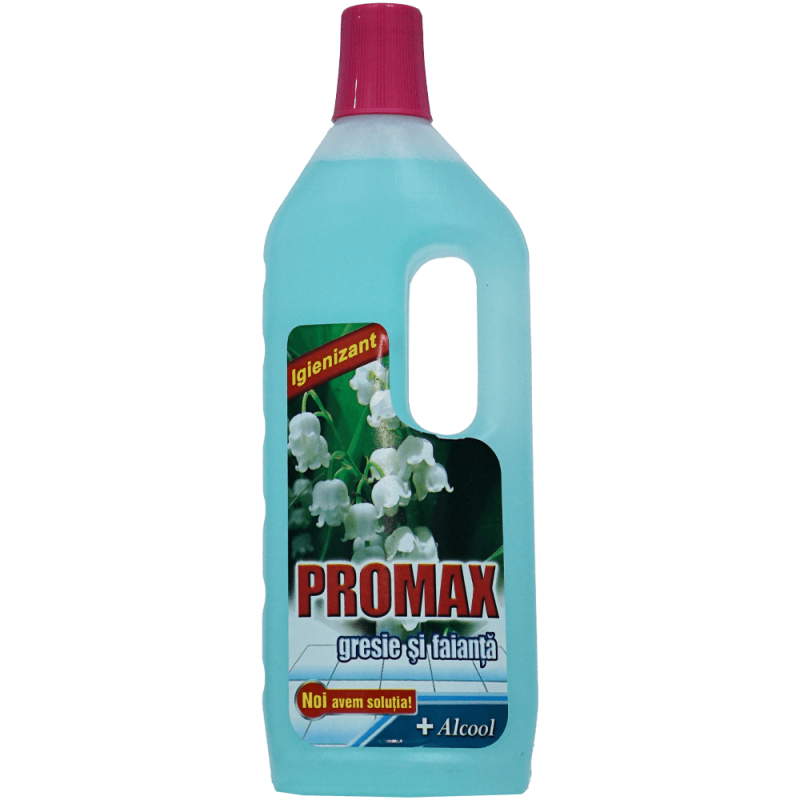 Detergent igienizant gresie si faianta cu alcool 750 ml Promax Lacramioare