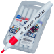 Carioci acrilice washable pentru desen si hobby 12 culori, Yulin