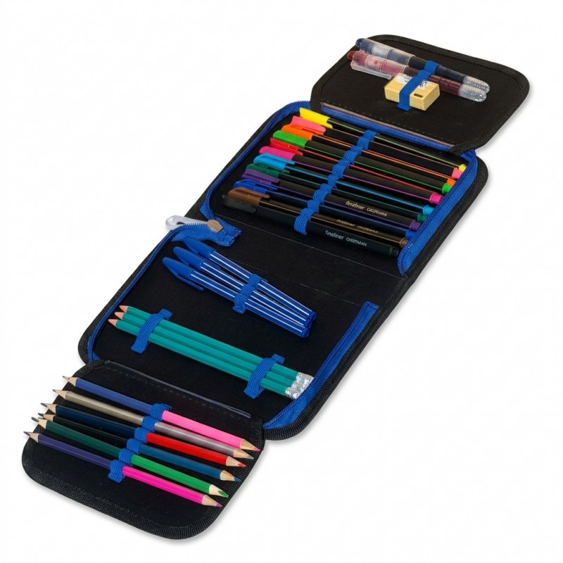 Penar echipat cu 2 extensii si 27 piese pentru scoala Okerman