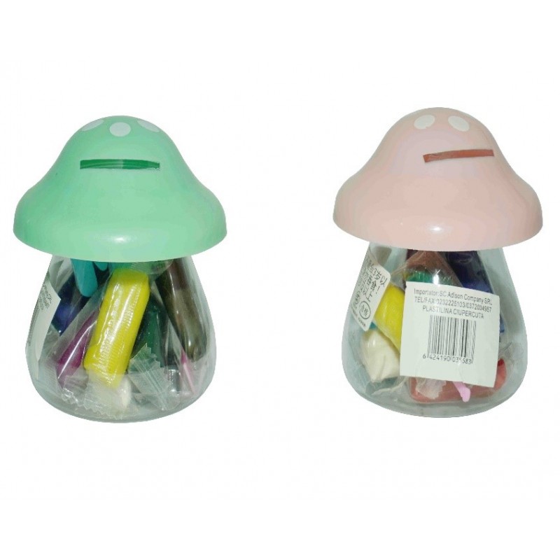 Plastilina Ciupercuta 10 Piese