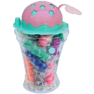 Plastilina in cutie forma frape cu forme pentru modelaj