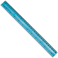 Rigla gradata flexibila din plastic, color, ARK, 30 CM
