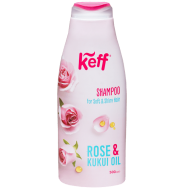 Sampon pentru par uscat Sano Keff 500 ml Rose Kukui Oil