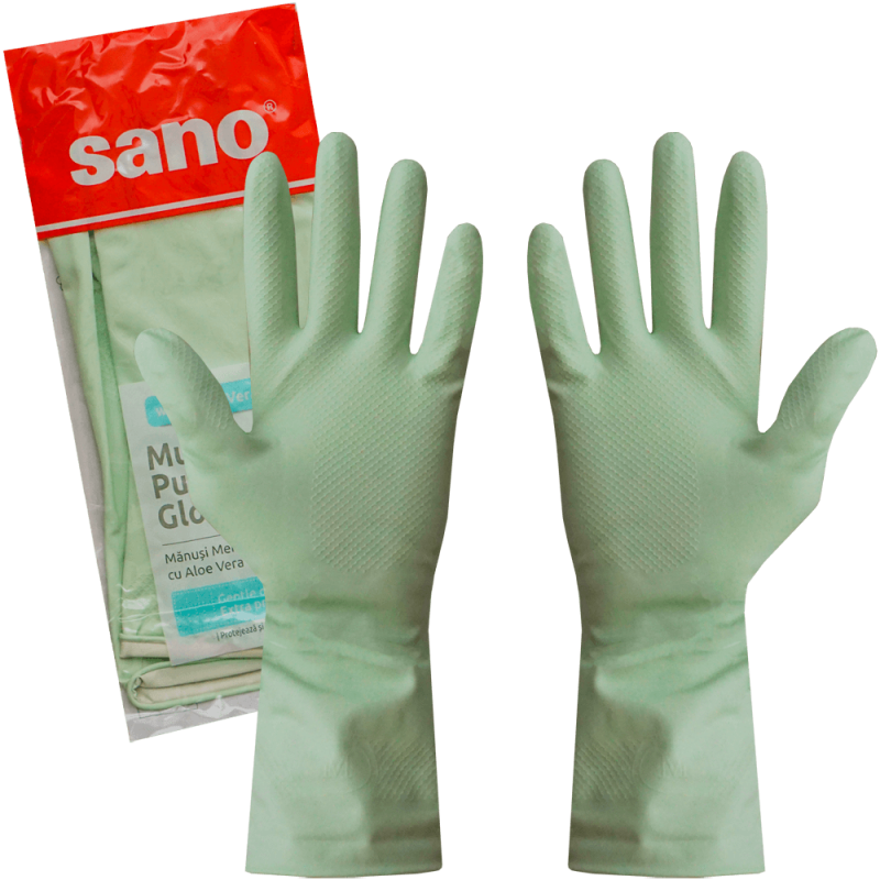 Mănuși menaj cu aloe vera Sano, mărime S