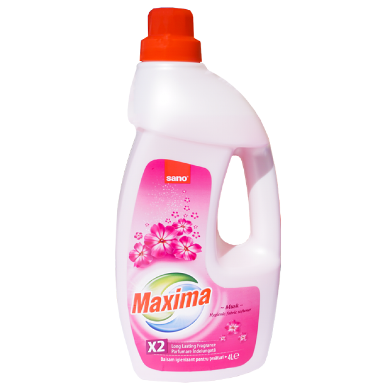 Balsam concentrat de rufe Sano Maxima 4 litri Musk