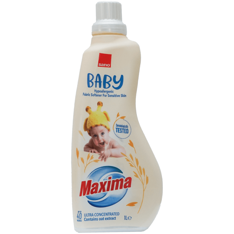Balsam rufe 1 L hipoalergenic pentru bebelusi Sano Maxima Baby Oat