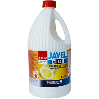 Clor înălbitor Sano Javel, 4 litri 