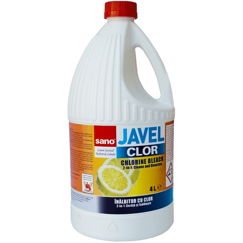 Clor înălbitor Sano Javel, 4 litri 