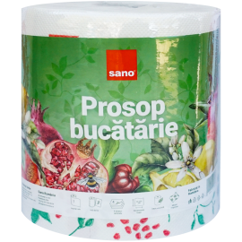 Prosoape de hartie de uz casnic, Sano, 550 G, 4 straturi, 1 rola