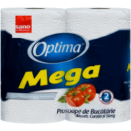 Prosop bucătărie 2 straturi Sano Optima Mega 2 role
