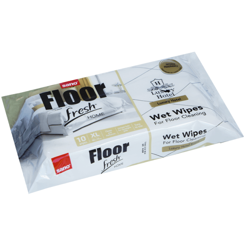 Lavete umede pentru pardoseli 70 x 40 cm Sano Floor Fresh Luxury Hotel, 10 buc/pachet