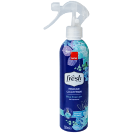 Odorizant de camera cu pulverizator, cu parfum puternic si persistent, Sano Fresh Home Blue Blossom, 350 ML