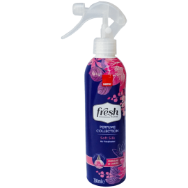 Odorizant de camera cu pulverizator, cu parfum puternic si persistent, Sano Fresh Home Soft Silk, 350 ML