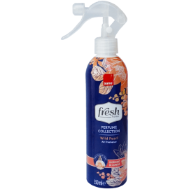 Odorizant de camera cu pulverizator, cu parfum puternic si persistent, Sano Fresh Home Wild Pearl, 350 ML