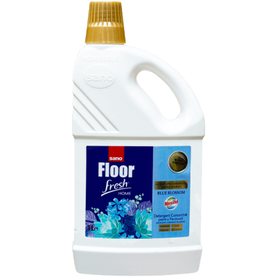 Detergent lichid pentru pardoseli Sano Floor Fresh Home Blue Blossom, 1 litru 