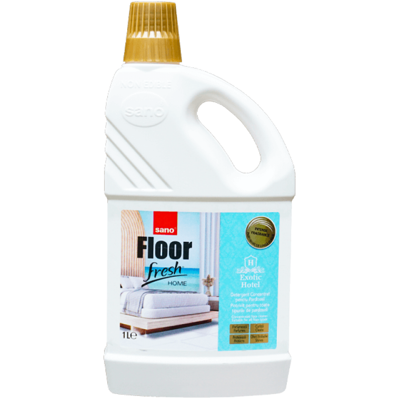 Detergent lichid pentru pardoseli Sano Floor Fresh Home Exotic Hotel, 1 litru 