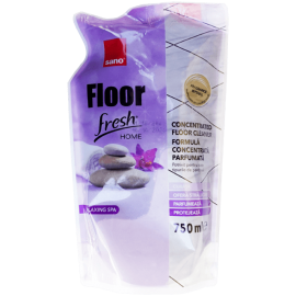 Detergent lichid rezerva, concentrat, pentru pardoseli, Sano Floor Fresh Home Refill Relaxing Spa, 750 ML