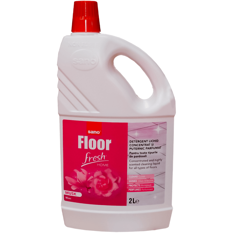 Soluție concentrată pentru pardoseli ceramice Sano Floor Fresh Musk 2 L