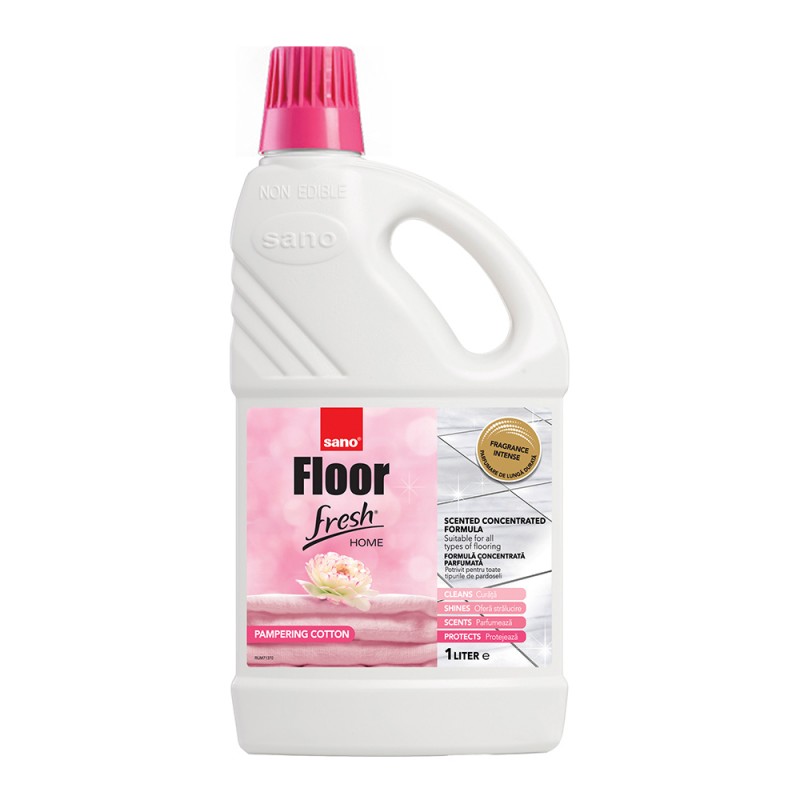 Detergent lichid pentru pardoseli Sano Floor Fresh Home Cotton, 1 litru 