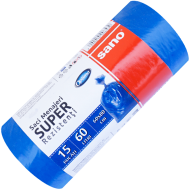 Saci menajeri Sano Optima Super, 60 L, albaștri, 15 buc