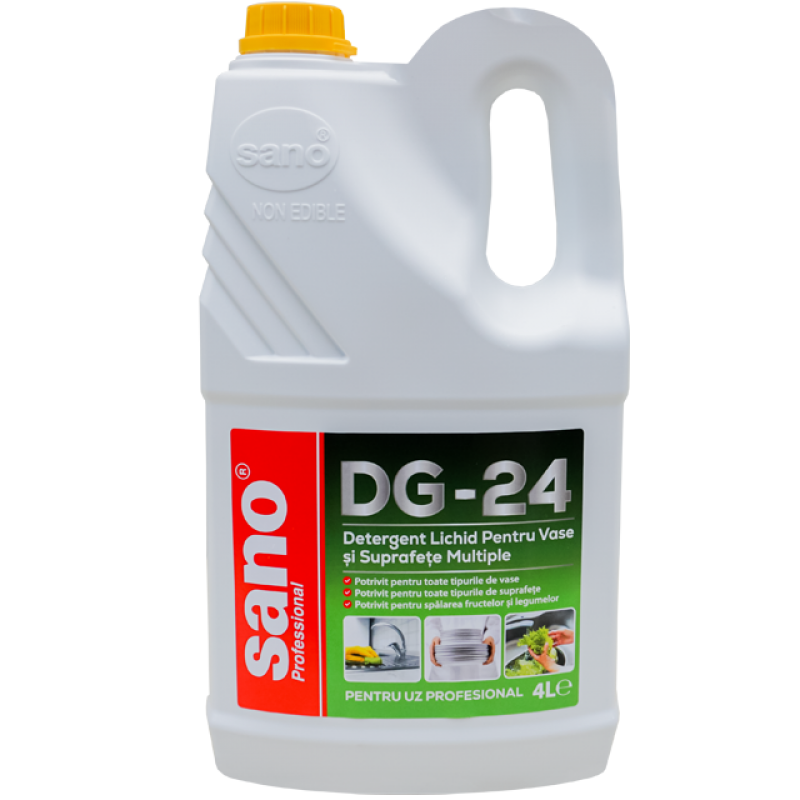 Detergent de vase lichid Sano DG-24, 4 litri
