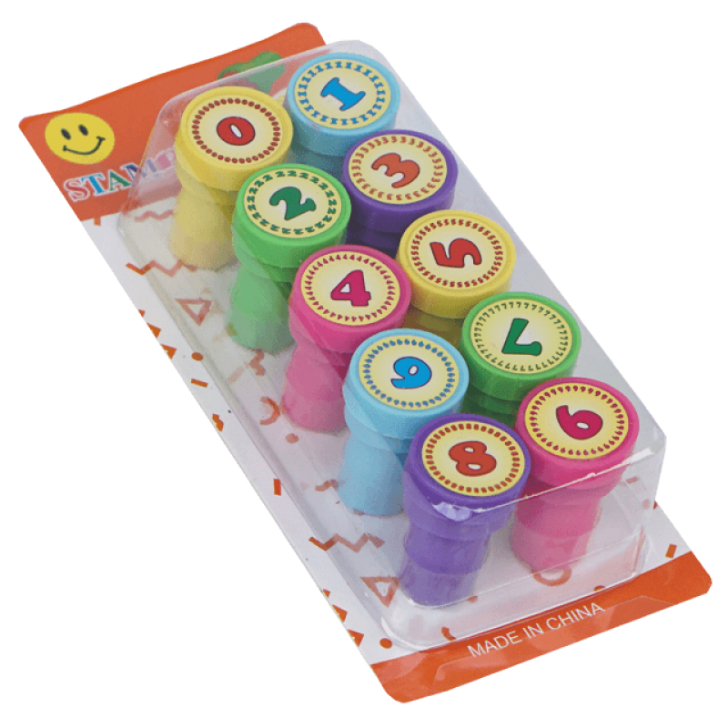 Kraft Set 10 Stampile Cifre