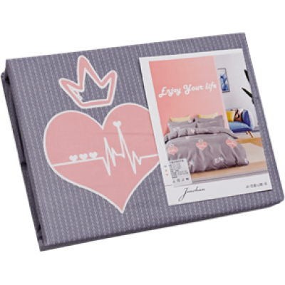 Lenjerie de pat satin + catifea 120G, 4 piese