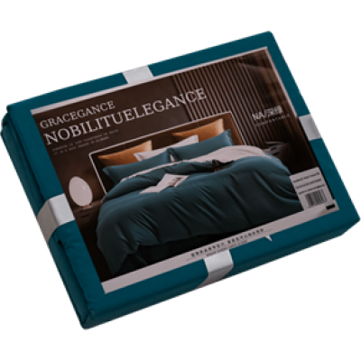 Lenjerie pat satinată 20G monocolor, 4 piese