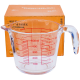 Cană sticlă gradată 500 ml