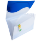 Mapa din pvc cu 13 compartimente si elastic 