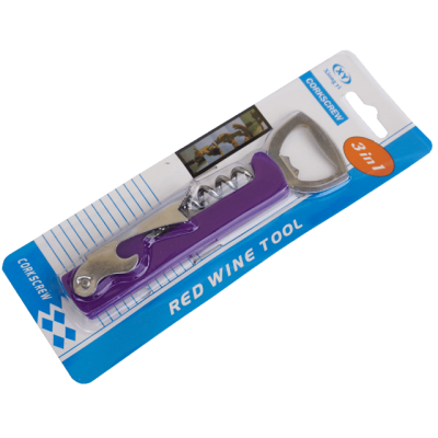 Tirbuson sticle vin si desfacator sticle, 12 cm