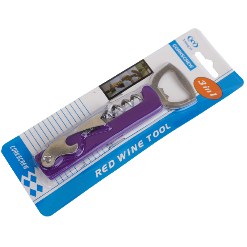 Tirbuson sticle vin si desfacator sticle, 12 cm