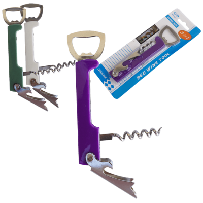 Tirbuson sticle vin si desfacator sticle, 12 cm