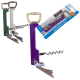 Tirbuson sticle vin si desfacator sticle, 12 cm